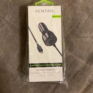 Vehicle micro USB car charger